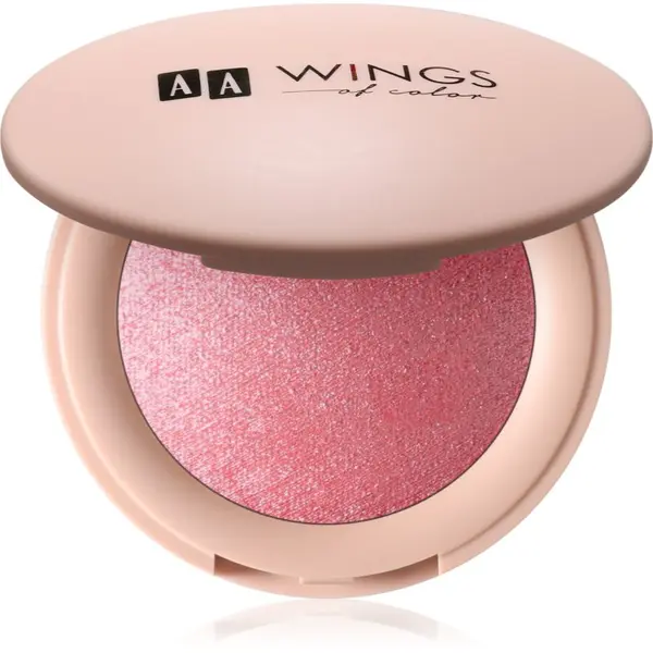 AA Wings of Color AA Wings of Color Power of Glow Illuminating Blush highlighter i rumenilo u jednom nijansa 02 Berry Rose 4 g