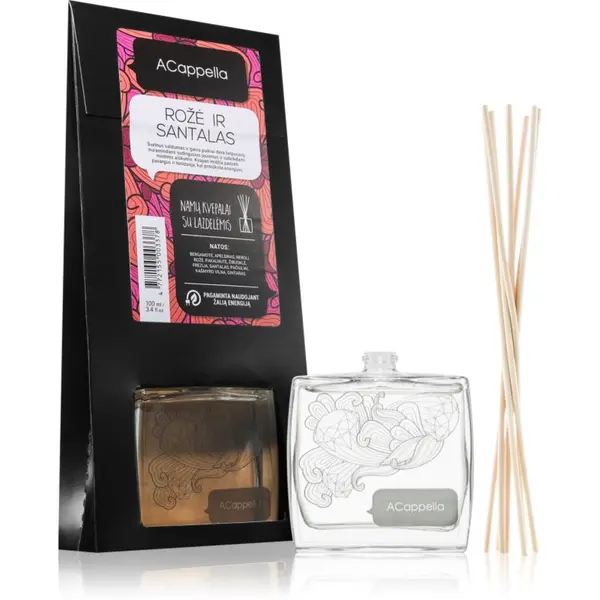 ACappella ACappella Rose and Sandalwood aroma difuzer s punjenjem 100 ml