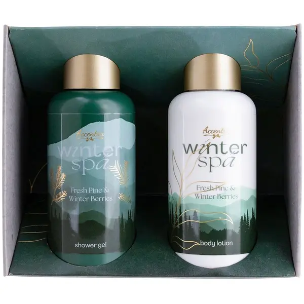 Accentra Accentra Winter Spa Fresh Pine & Winterberries poklon set za kupke parfemi Fresh Pine & Winterberries