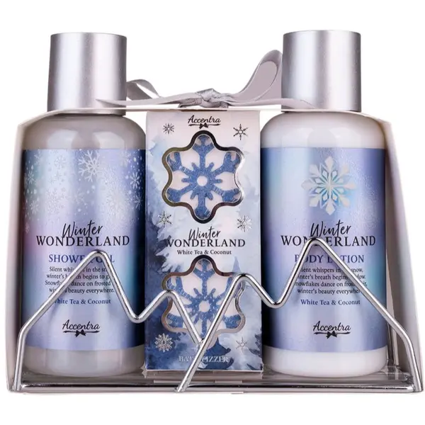 Accentra Accentra Winter Wonderland poklon set za kupke parfemi White Tea & Coconut