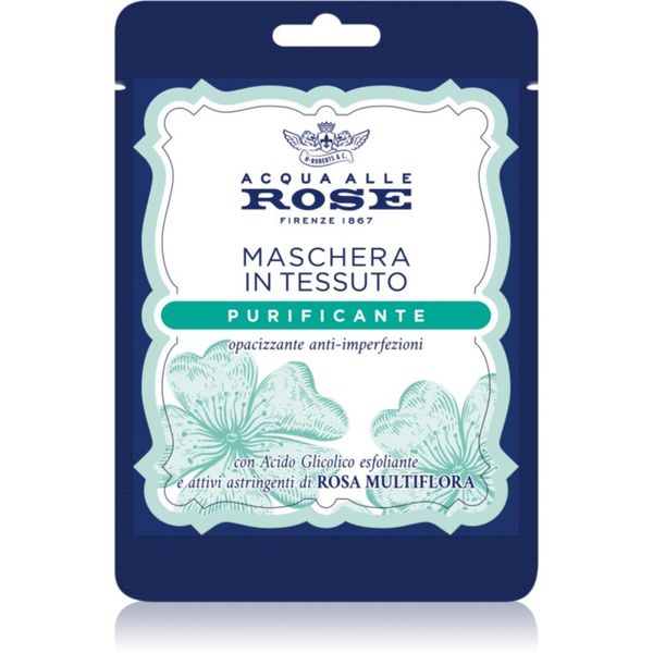 Acqua Alle Rose Acqua Alle Rose Purificante Sheet maska za problematično lice 1 kom
