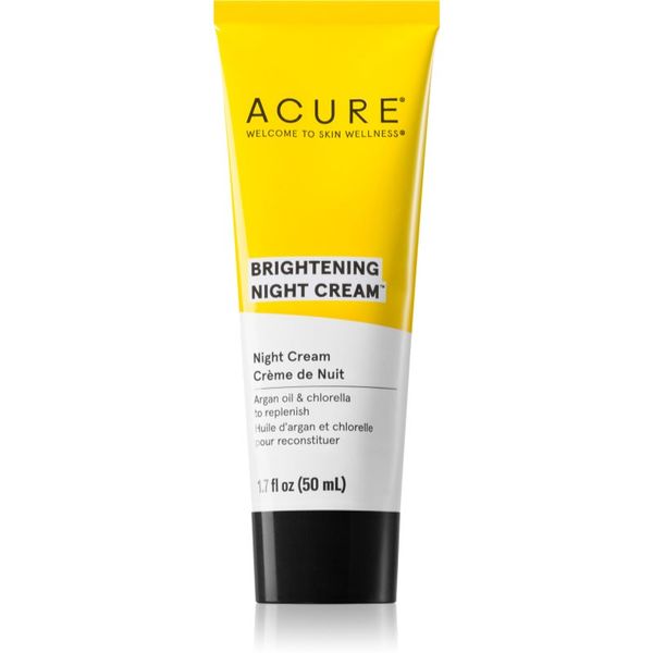 ACURE ACURE Brightening posvjetljujuća noćna krema 50 ml