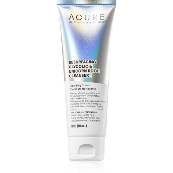 ACURE ACURE Resurfacing Glycolic & Unicorn Root krema za čišćenje za lice 118 ml