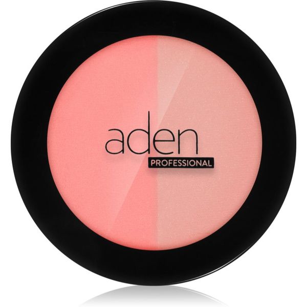 Aden Cosmetics Aden Cosmetics Matt & Glow Blush Duo highlighter i rumenilo u jednom nijansa 01 19 g