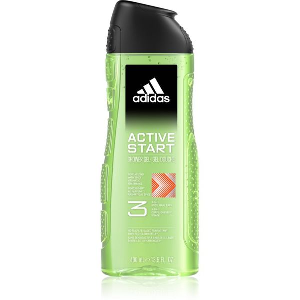 Adidas Adidas 3 Active Start gel za tuširanje za muškarce 400 ml