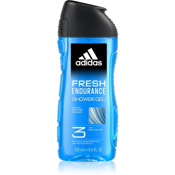 Adidas Adidas Fresh Endurance osvježavajući gel za tuširanje 3 u 1 250 ml