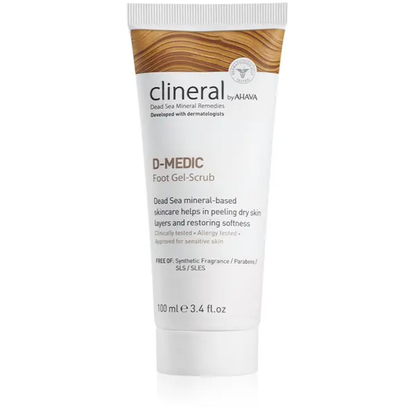 Ahava AHAVA Clineral D-MEDIC blagi gel piling za stopala 100 ml