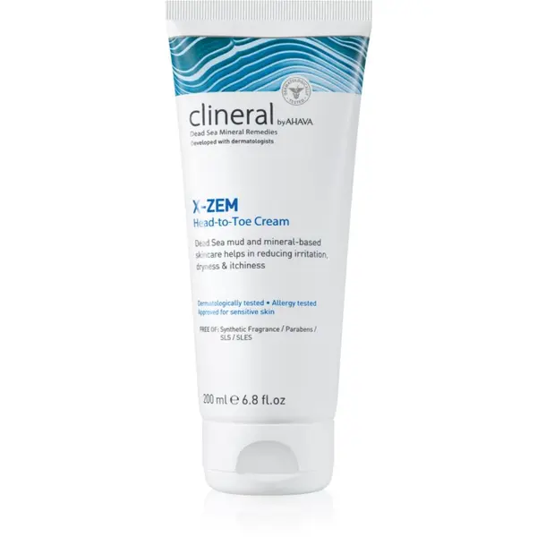 Ahava AHAVA Clineral X-ZEM intenzivna krema za cijelo tijelo protiv iritacije i svrbeži kože 200 ml