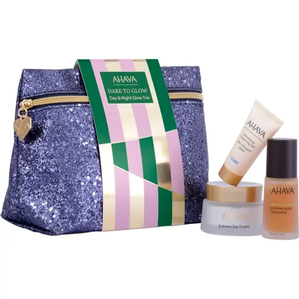 Ahava AHAVA Dare to Glow Day & Night Glow Trio poklon set za hidrataciju i zatezanje kože