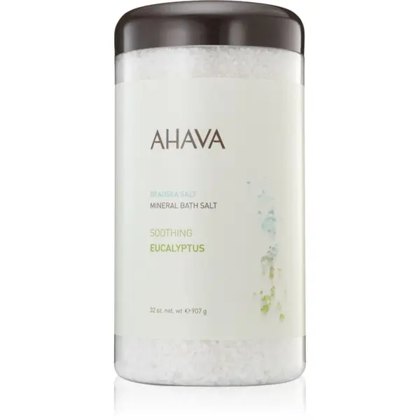 Ahava AHAVA Dead Sea Salt Soothing Eucalyptus mineralna sol iz Mrtvog mora za kupku 907 g