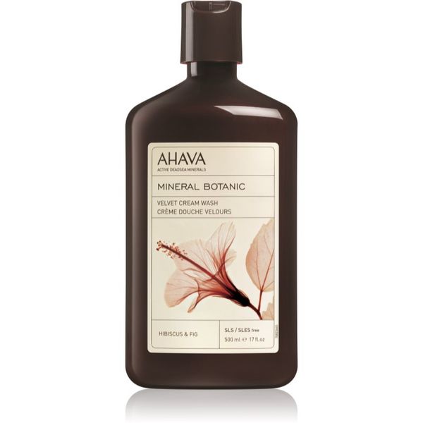 Ahava Ahava Mineral Botanic Hibiscus & Fig baršunasta krema za tuširanje hibiskus i smokva 500 ml