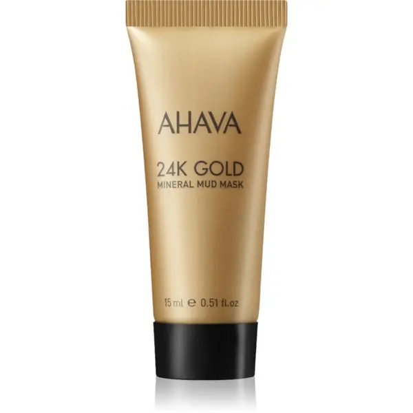 Ahava AHAVA Mineral Mud 24K Gold mineralna maska od blata s 24-karatnim zlatom 15 ml