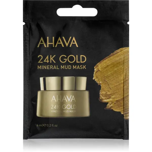 Ahava Ahava Mineral Mud 24K Gold mineralna maska od blata s 24-karatnim zlatom 6 ml