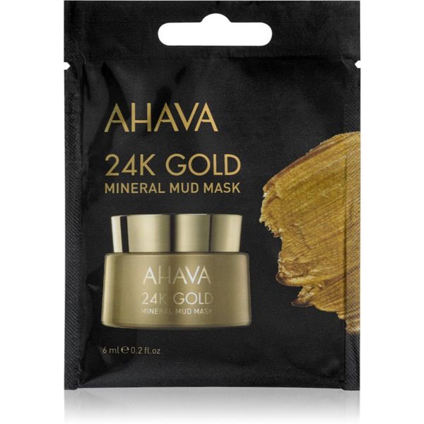 Ahava Ahava Mineral Mud 24K Gold mineralna maska od blata s 24-karatnim zlatom 6 ml