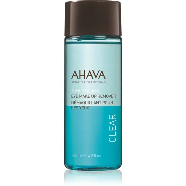 Ahava AHAVA Time To Clear proizvod za skidanje vodootpornog pudera za područje oko očiju za osjetljive oči 125 ml