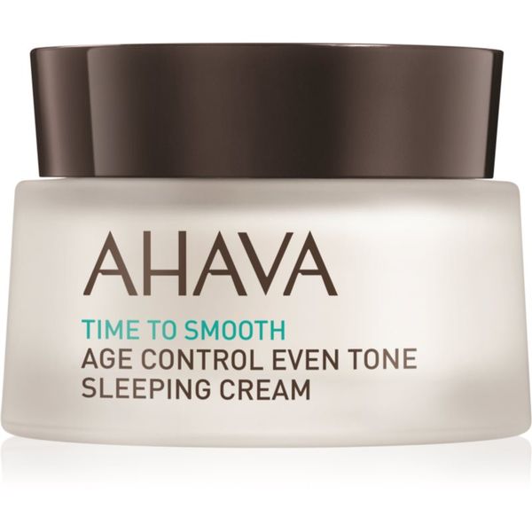 Ahava AHAVA Time To Smooth posvjetljujuća noćna krema protiv prvih znakova starenja kože 50 ml