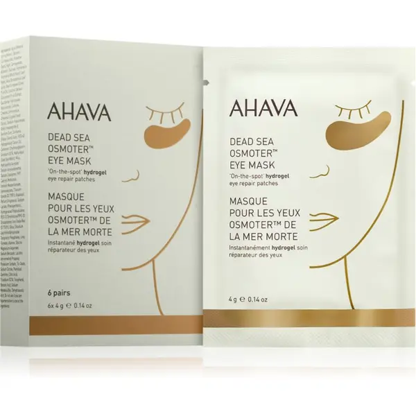 Ahava AHAVA Youth Boosters Osmoter™ hidrogel maska za područje oko očiju za sjaj i hidrataciju 6x4 g