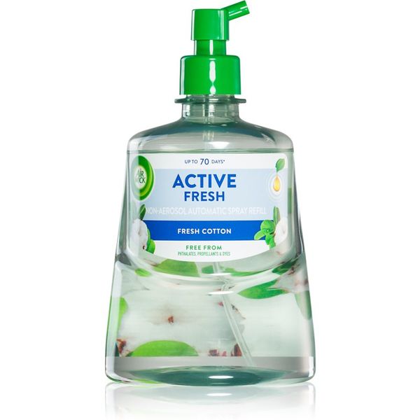 Air Wick Air Wick Active Fresh Fresh Cotton osvježivač zraka zamjensko punjenje 228 ml