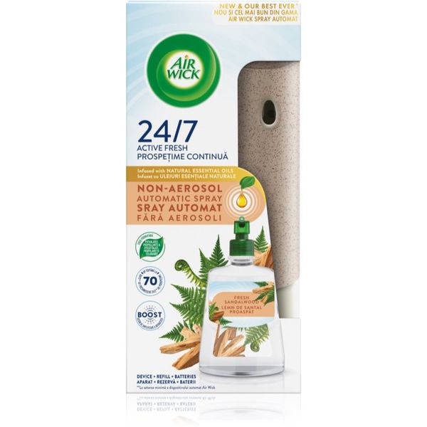 Air Wick Air Wick Active Fresh Fresh Sandalwood automatski osvježivač zraka s punjenjem 228 ml