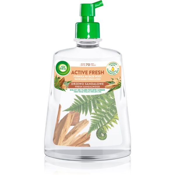 Air Wick Air Wick Active Fresh Fresh Sandalwood osvježivač zraka zamjensko punjenje 228 ml