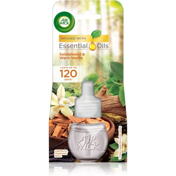 Air Wick Air Wick Electric Sandalwood & Vanilla punjenje za električni difuzor 19 ml