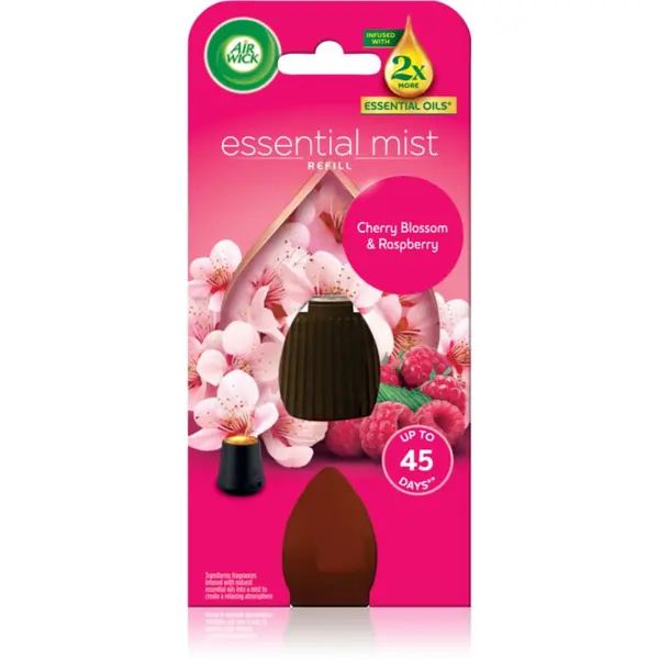 Air Wick Air Wick Essential Mist Cherry Blossom & Raspberry punjenje za aroma difuzer 20 ml