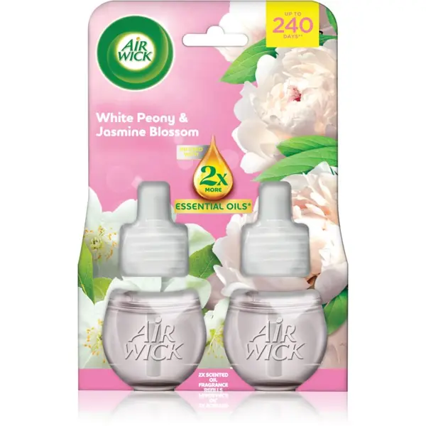Air Wick Air Wick Essential Oils White Peony & Jasmine Blossom punjenje za električni difuzor 2x19 ml