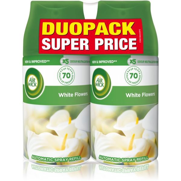 Air Wick Air Wick Freshmatic White Flowers osvježivač zraka zamjensko punjenje s mirisom DUO 2x250 ml