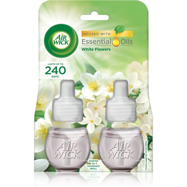 Air Wick Air Wick White Flowers Duo punjenje za električni difuzor 2x19 ml