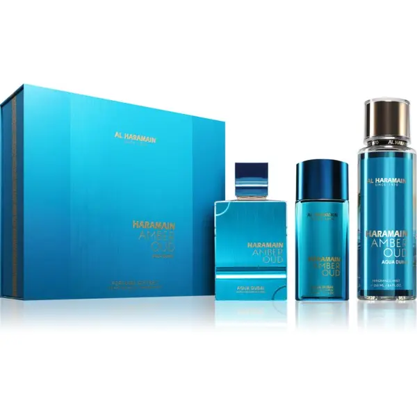 Al Haramain Al Haramain Amber Oud Aqua Dubai poklon set uniseks 1 kom