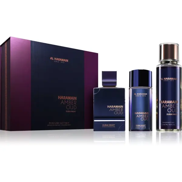 Al Haramain Al Haramain Amber Oud Dubai Night poklon set uniseks 1 kom