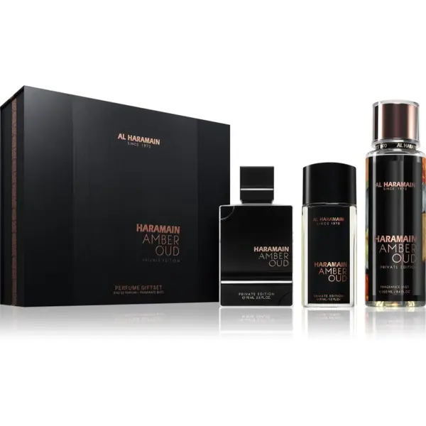 Al Haramain Al Haramain Amber Oud Private Edition poklon set uniseks 1 kom