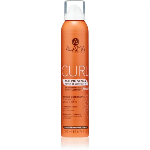 Alama Professional Alama Professional Curl Dry Shampoo Mousse suhi šampon za valovitu i kovrčavu kosu 200 ml