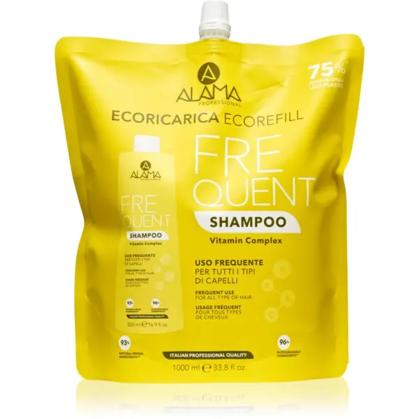 Alama Professional Alama Professional Frequent Shampoo šampon za svakodnevnu uporabu Eco Refill 1000 ml