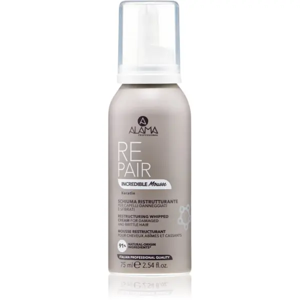 Alama Professional Alama Professional Repair Incredible Mousse pjena za tretiranje oštećene kose 75 ml