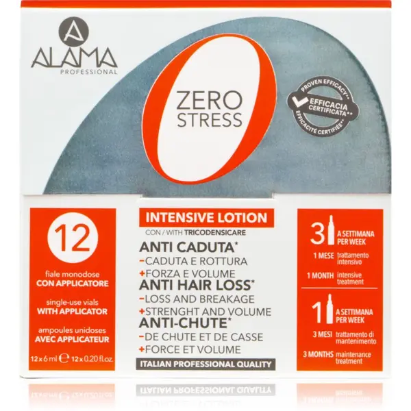 Alama Professional Alama Professional Zero Stress Intensive Hair Loss Lotion ampule protiv gubitka kose 12x6 ml