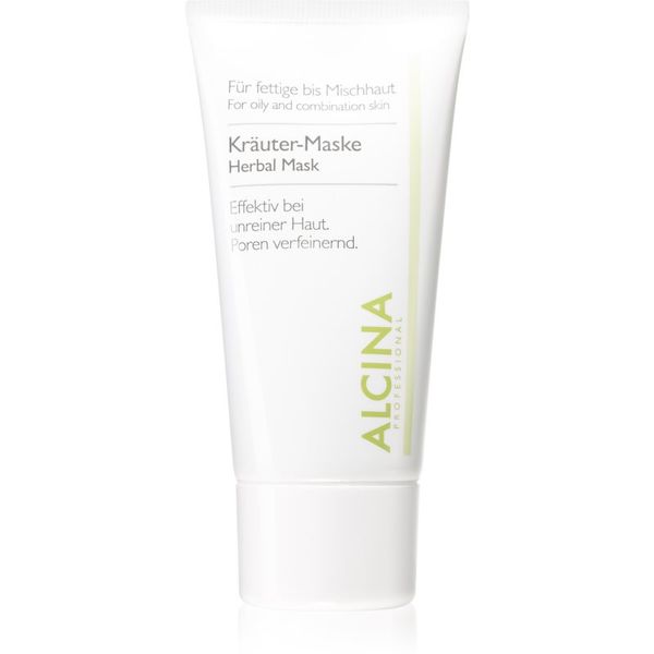 Alcina Alcina For Oily Skin biljna maska protiv sjaja kože lica i proširenih pora 50 ml