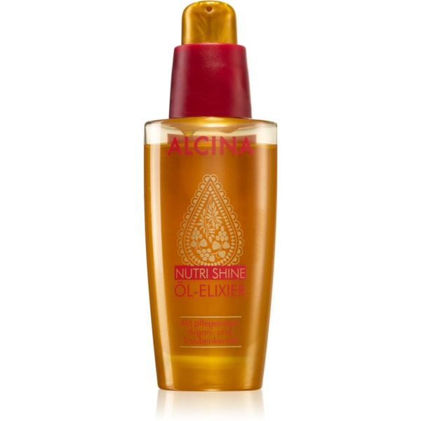 Alcina Alcina Nutri Shine uljni eliksir za sjajnu i ravnu kosu 50 ml
