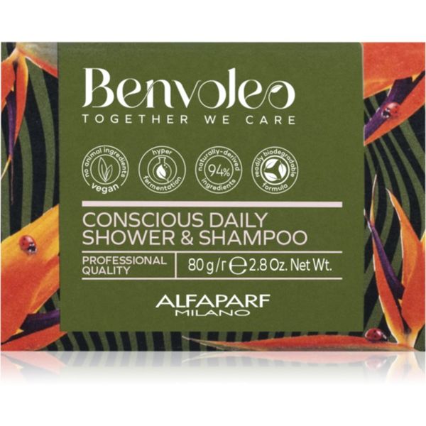 Alfaparf Milano Alfaparf Milano Benvoleo Daily organski čvrsti šampon 3 u 1 80 g