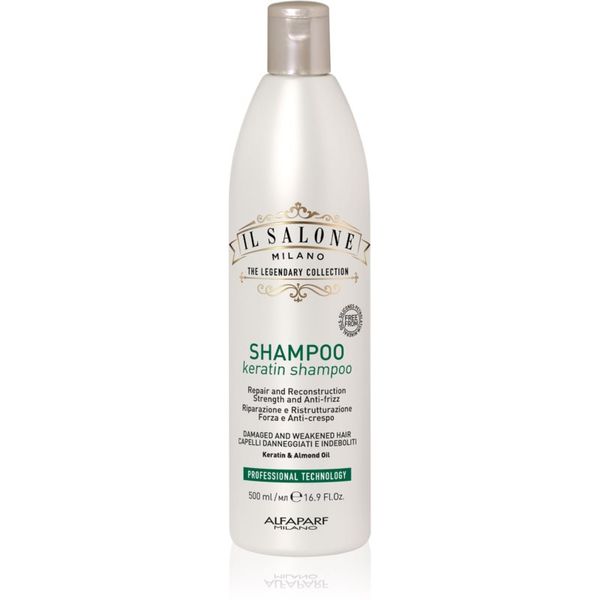 Alfaparf Milano Alfaparf Milano Il Salone Milano Keratin obnavljajući šampon za oštećenu kosu 500 ml