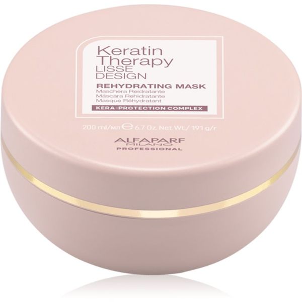 Alfaparf Milano Alfaparf Milano Keratin Therapy Lisse Design maska za rehidraciju za sjajnu i mekanu kosu 200 ml