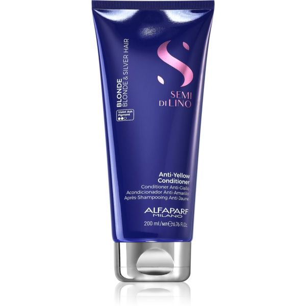 Alfaparf Milano Alfaparf Milano Semi di Lino Blonde ljubičasti regenerator za plavu i kosu s pramenovima 200 ml