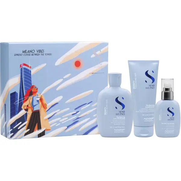 Alfaparf Milano Alfaparf Milano Semi di Lino Density Holiday Kit poklon set za nježnu i tanku kosu
