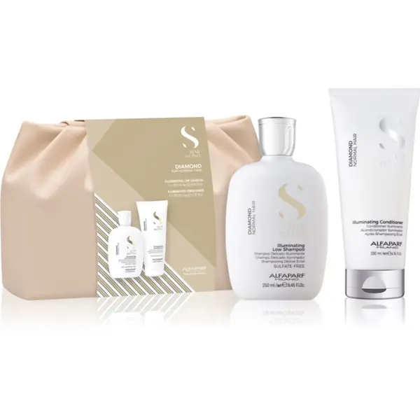 Alfaparf Milano Alfaparf Milano Semi di Lino Diamond Duo Kit poklon set za sjaj i hidrataciju 2 kom