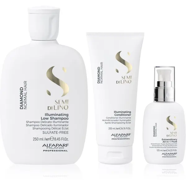 Alfaparf Milano Alfaparf Milano Semi di Lino Diamond Kit set za sjajnu i mekanu kosu