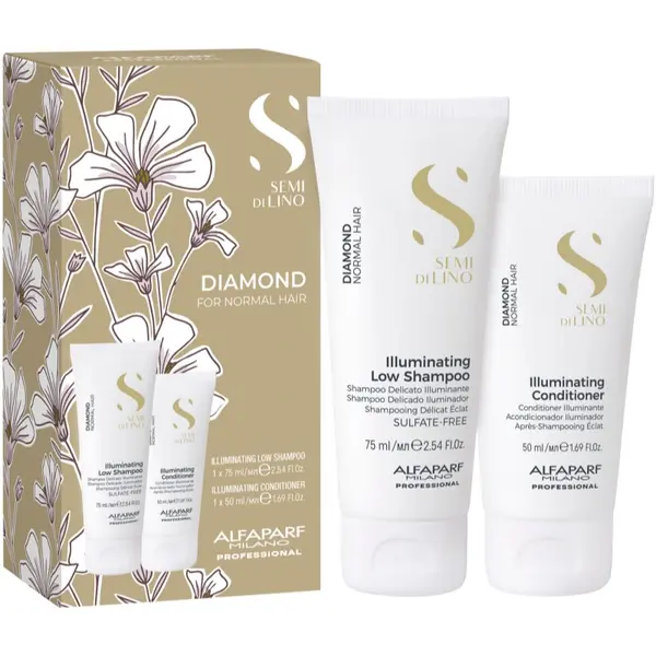 Alfaparf Milano Alfaparf Milano Semi di Lino Diamond Minisize Kit putni kozmetički set za blistavi sjaj