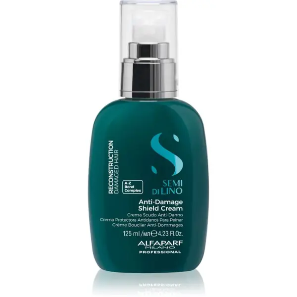 Alfaparf Milano Alfaparf Milano Semi di Lino Reconstruction Anti-damage Shield Cream regenerator bez ispiranja za normalnu i otpornu kosu 125 ml