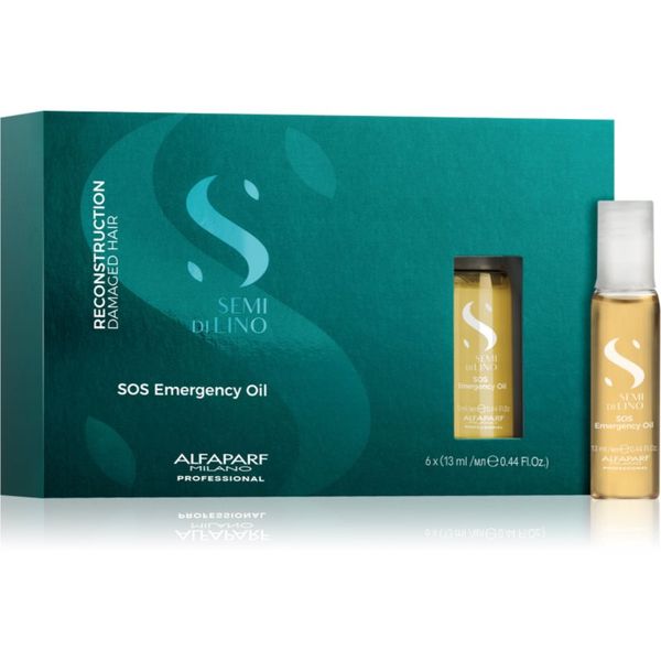 Alfaparf Milano Alfaparf Milano Semi di Lino Reconstruction Reparative ulje za njegu za jačanje kose 6x13 ml