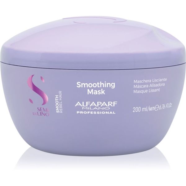 Alfaparf Milano Alfaparf Milano Semi di Lino Smooth maska za zaglađivanje za neposlušnu i anti-frizz kosu 200 ml