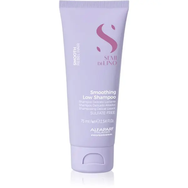 Alfaparf Milano Alfaparf Milano Semi di Lino Smooth šampon za zaglađivanje za neposlušnu i anti-frizz kosu 75 ml